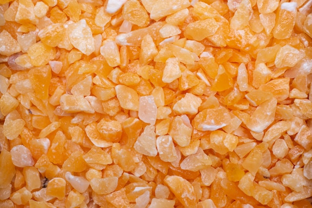 orange calcit druzy